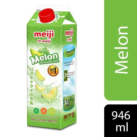 Sữa Thanh Trùng Meiji Hương Dưa Lưới Hộp 946ml