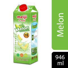 Sữa Thanh Trùng Meiji Hương Dưa Lưới Hộp 946ml