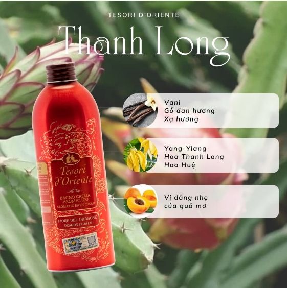 Sữa Tắm Nước Hoa Tesori Hương Thanh Long