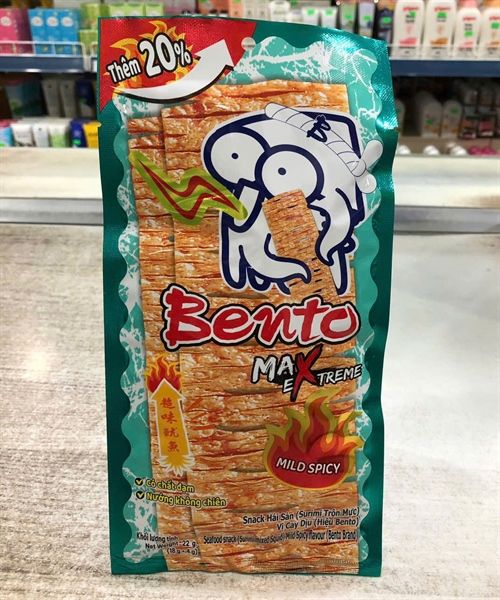 Mực BENTO vị cay dịu - xanh ngọc (18g+4g)
