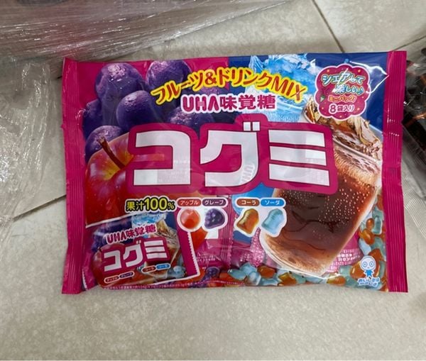 Kẹo dẻo Uha Kogumi hỗn hợp vị trái cây