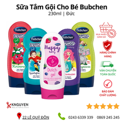 Tắm gội BUBCHEN 2in1 monsterspab (230ml)