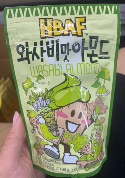 Hạnh nhân HBAF vị wasabi (120g)