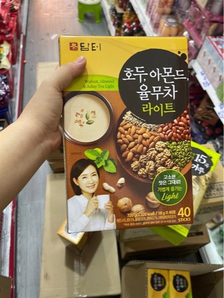 Bột ngũ cốc óc chó, hạnh nhân, ý dĩ không đường (18g x 40)