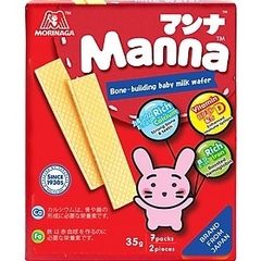 Bánh xốp thỏ Manna milk wafer (35g)