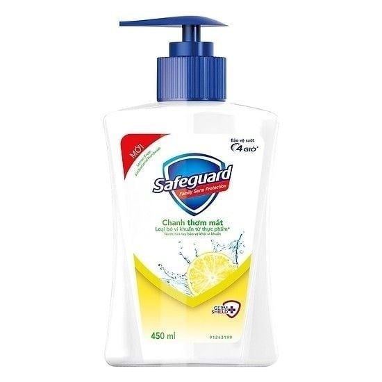 Nước rửa tay Safeguard hương chanh (450ml)