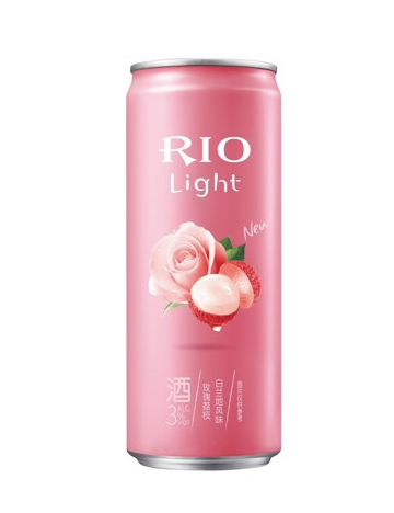 Nước cocktail RIO Light vị vải, hoa hồng (330ml)