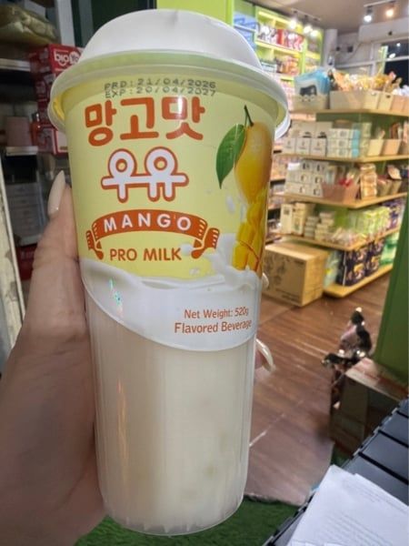 Sữa chua thạch trái cây PRO MILK vị xoài (520g)
