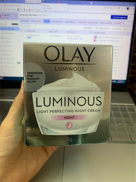 Kem Dưỡng Olay Luminous Sáng Da Mờ Thâm Nám Ban Đêm 50g