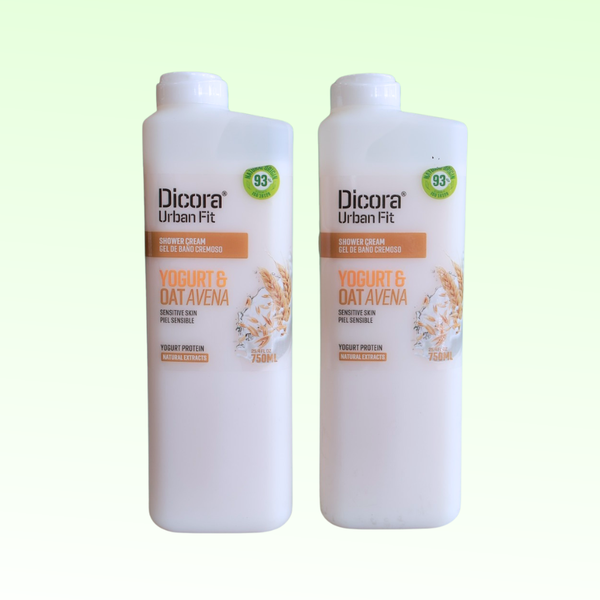 Sữa tắm Dicora Urban Fit Protein Yogurt và chiết xuất Yến mạch 750ml