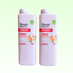 Sữa tắm Vitamin C Cam quýt & Đào Dicora Urban Fit 750ml