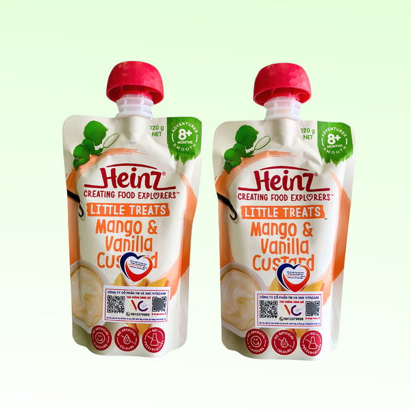 Váng Sữa Heinz Mango & Vanilla Custard Úc