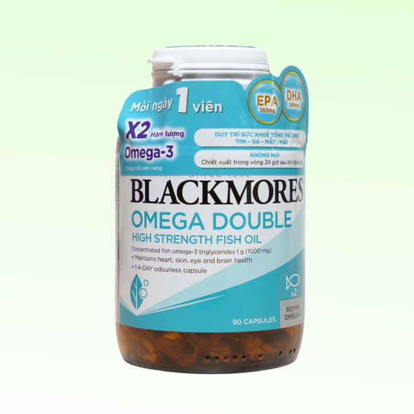 Viên uống Blackmores Omega Double High Strength Fish Oil bổ sung omega (90 viên)