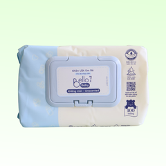 Khăn Ướt BELLO Baby Không Mùi (100 tờ)