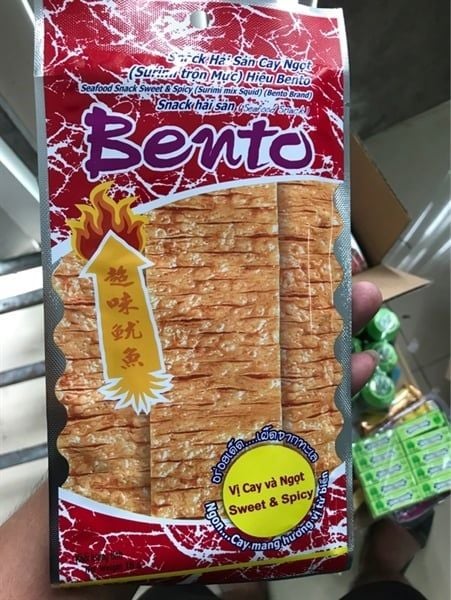 Mực BENTO vị cay ngọt - đỏ (18g)