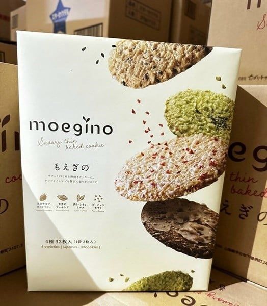 Bánh quy nướng mỏng Chibon Moegino 24 chiếc