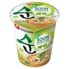 Mỳ ly chay soon Veggie ramyun cup 67g x 12