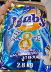 Nước giặt cao cấp lưu hương Haby - xanh dương (2.8kg)