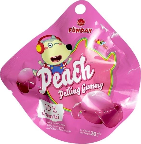 Kẹo dẻo Peach Pelling Gummy (20g)