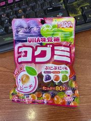 Kẹo dẻo trái cây Uha Nhật 80g