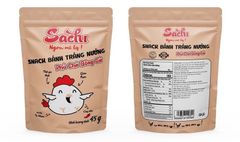Snack bánh tráng nướng SACHI phủ chà bông gà (45g)
