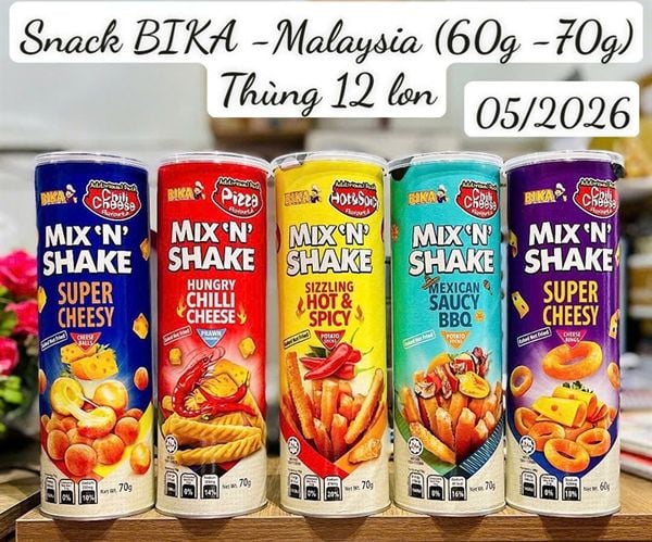 Snack bika tôm vị phô mai cay 70g