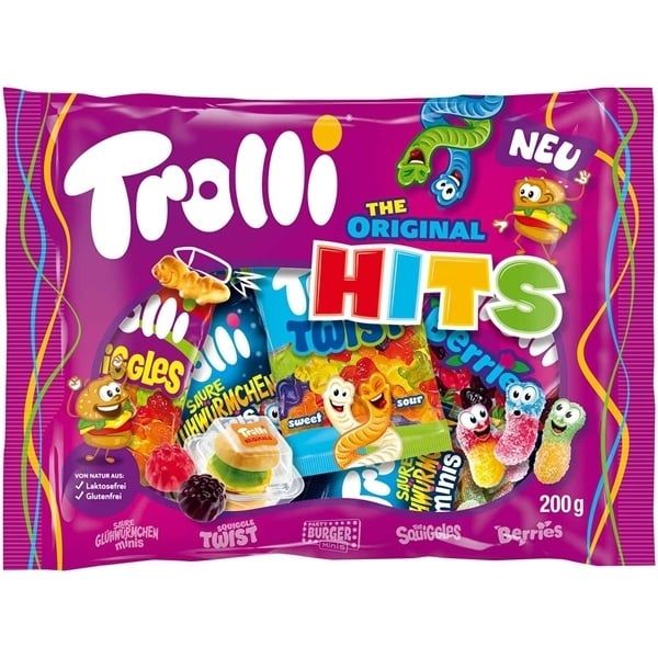 Kẹo dẻo TROLLI the original hits (200g)