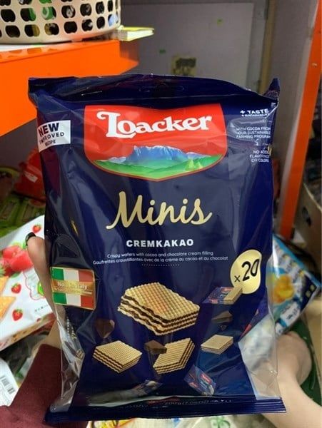 Bánh xốp LOACKER minis Cremkakao (200g)