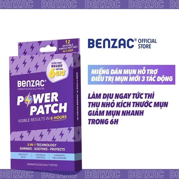 MIẾNG DÁN MỤN BENZAC POWER PATCH