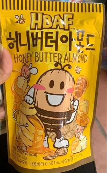 Hạnh nhân HBAF vị honey (120g)