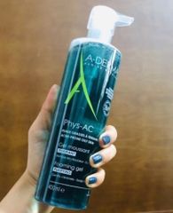 Sữa Rửa Mặt A-Derma Phys-AC Gel Moussant Purifiant