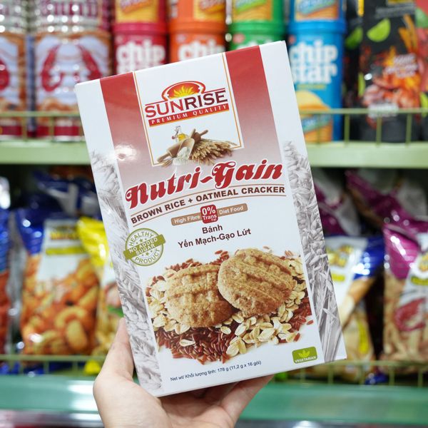 Bánh Sunrise gạo lứt 178g