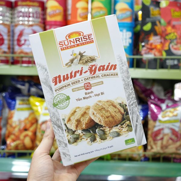 Bánh Sunrise hạt bí 178g