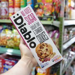 Bánh quy Diablo cookies không đường socola chips & Nam Việt Quất Diablo 135GR