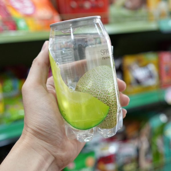 Nước Sparkling OKF vị dưa lưới 350ml