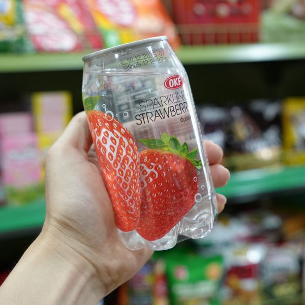 Nước Spakling OKF vị dâu tây 350ml