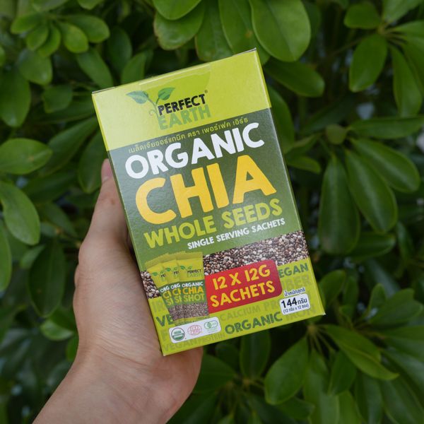 Hạt chia hữu cơ Perfect Earth (144g)