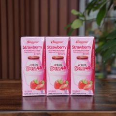 Sữa Binggrae Hàn Quốc Hương Vị Dâu (200ml x 6)
