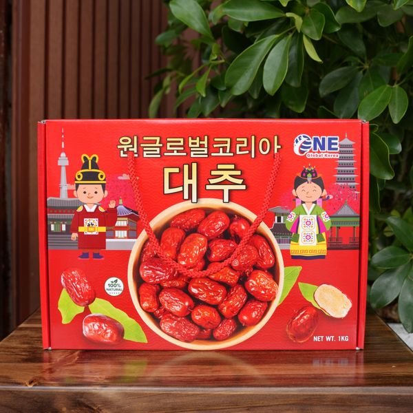 Táo đỏ sấy khô ONE Global Korea (1kg)