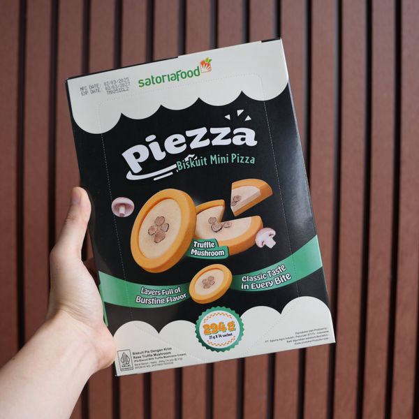 Bánh quy Piezza vị nấm Truffle Mushroom (294g)