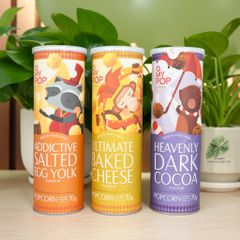 Snack Bắp Rang Omypop Socola Đen Lọ (70g(
