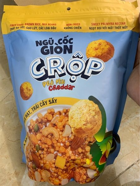Ngũ cốc giòn crộp vị phômai cheddar 450g