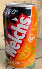 Nước soda Welch's zero vị cam (355ml)