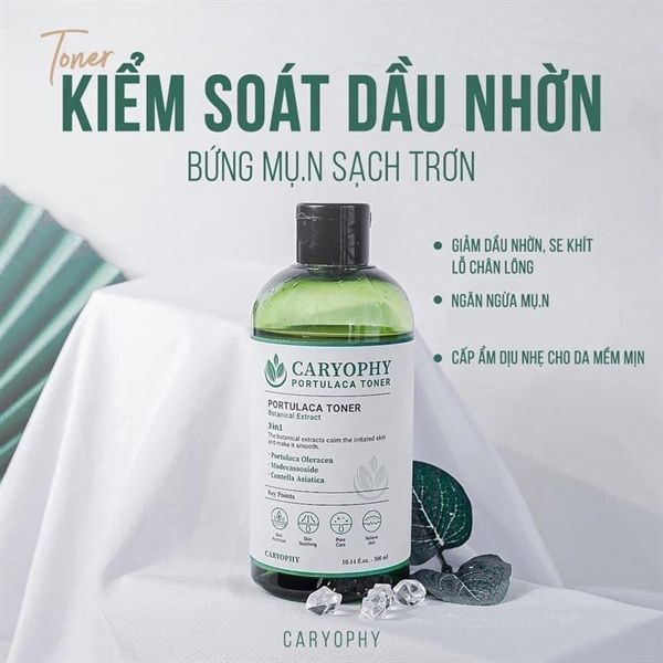 Nước hoa hồng CARYOPHY Portulaca Toner (300ml)