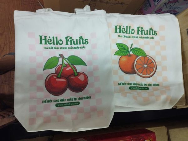 Túi vải hình trái cây HF