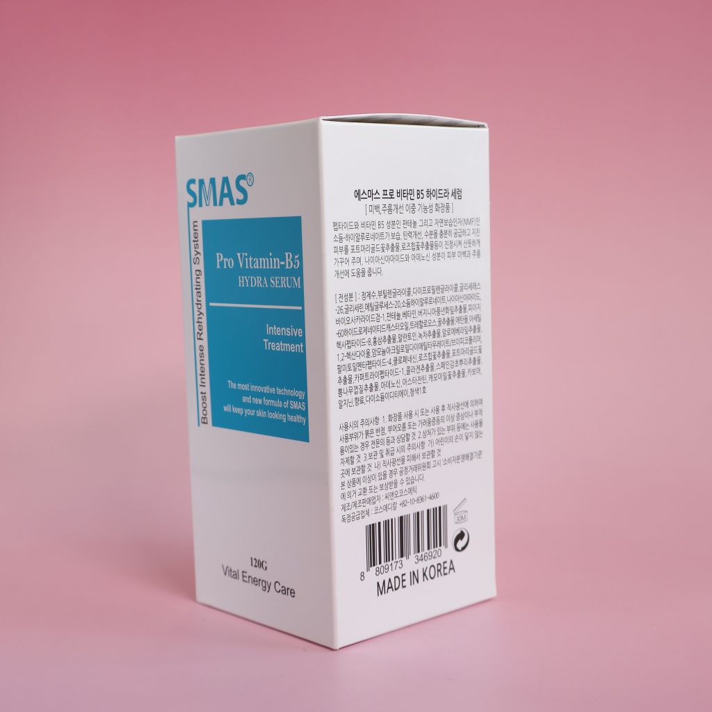 Tinh Chất Cấp Ẩm, Dưỡng Ẩm SMAS Pro Vitamin Hydra Serum (120g)