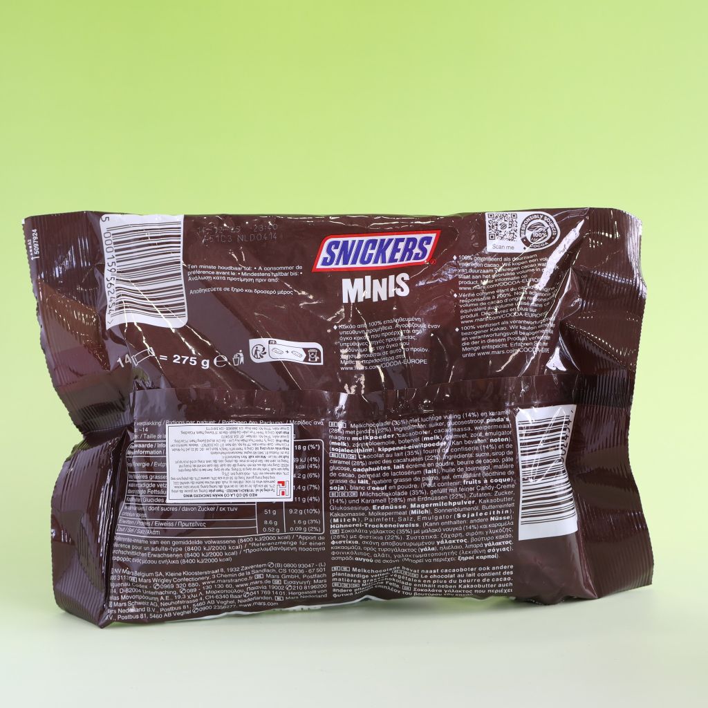 Socola SNICKERS Minis (275g)