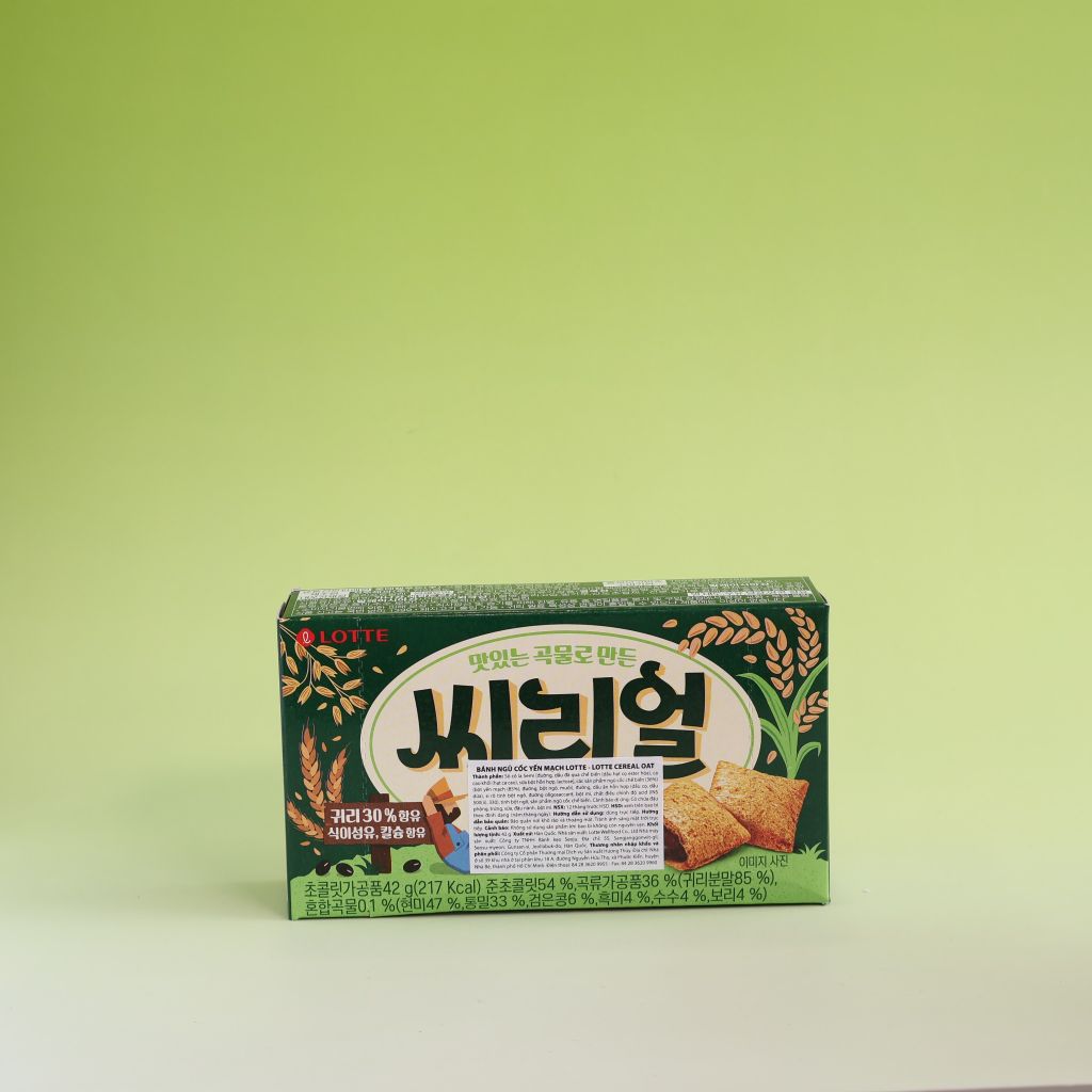 Bánh Ngũ Cốc Yến Mạch Lotte (42g)