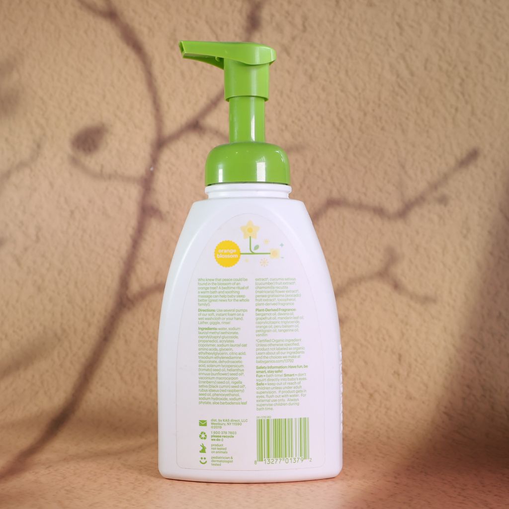 Sữa Tắm Gội Toàn Thân Em Bé BabyGanics Orange Blossom (473ml)