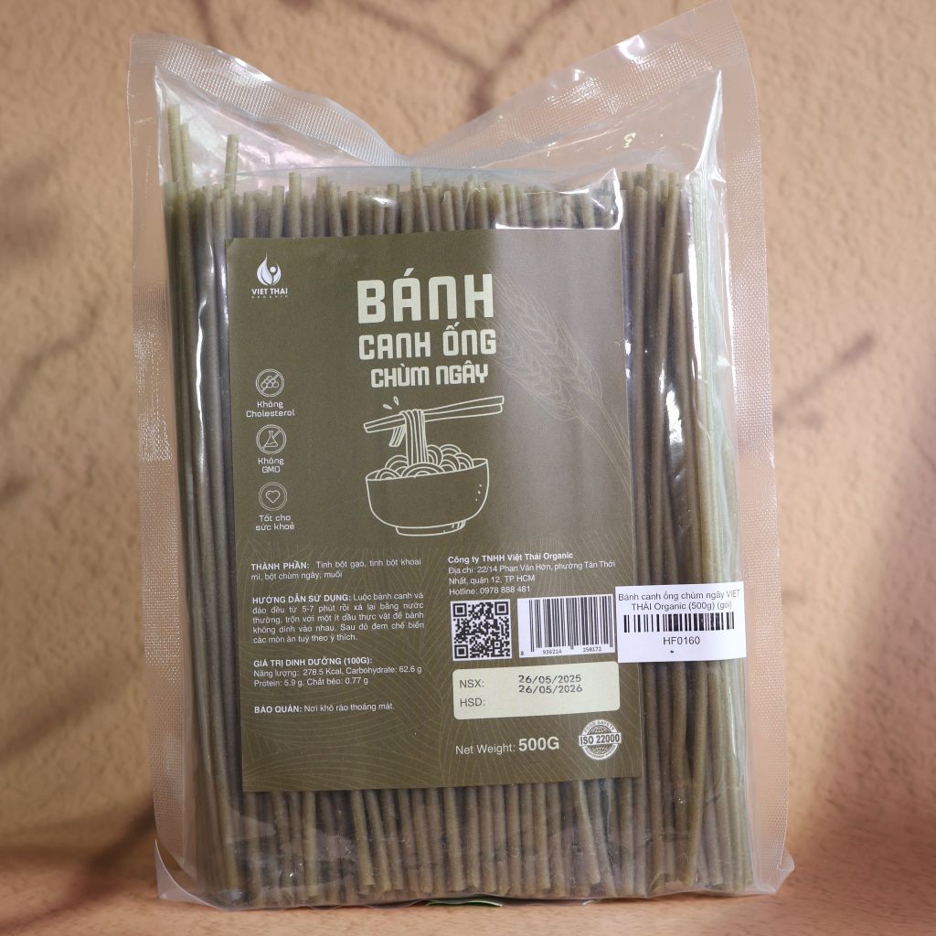 Bánh Canh Ống Chùm Ngây VIỆT THÁI Organic (500g)